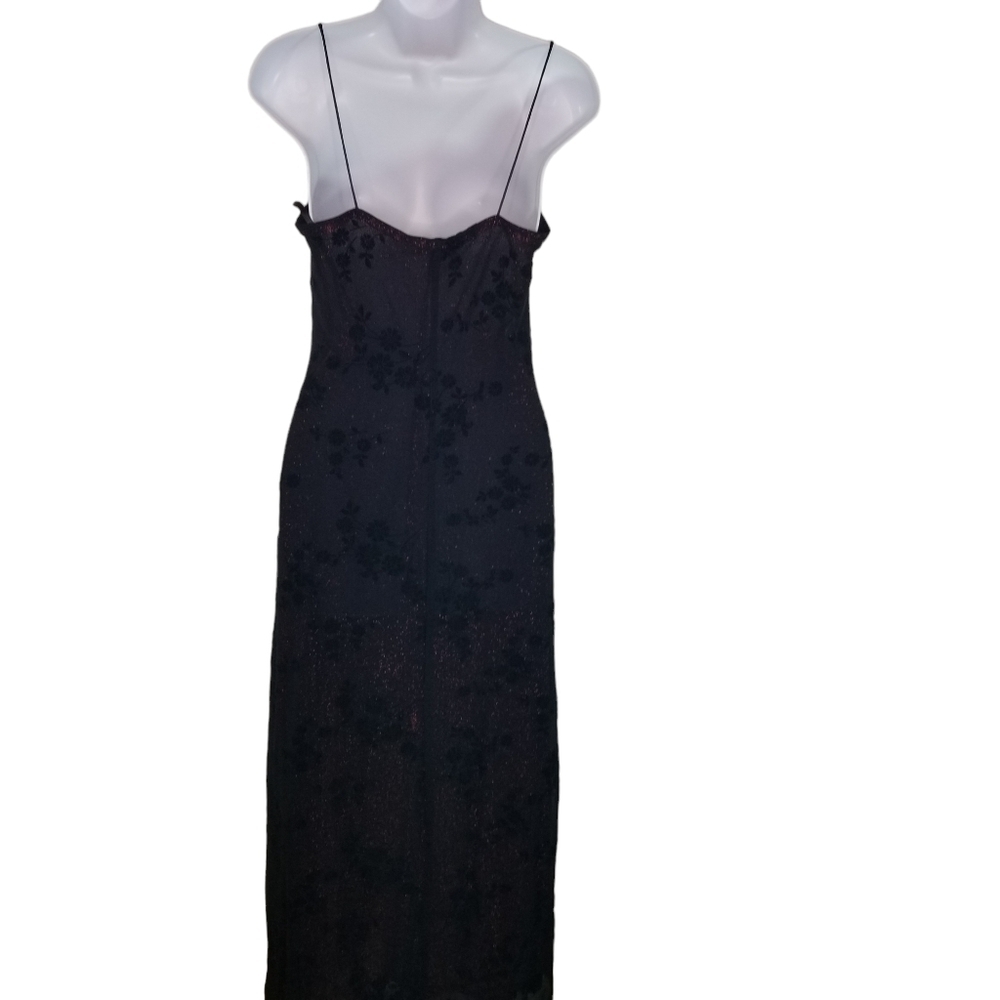 Vtg 90s y2k Rampage Whimsigoth Witchy Gothic Formal maxi dress - Picture 4 of 10